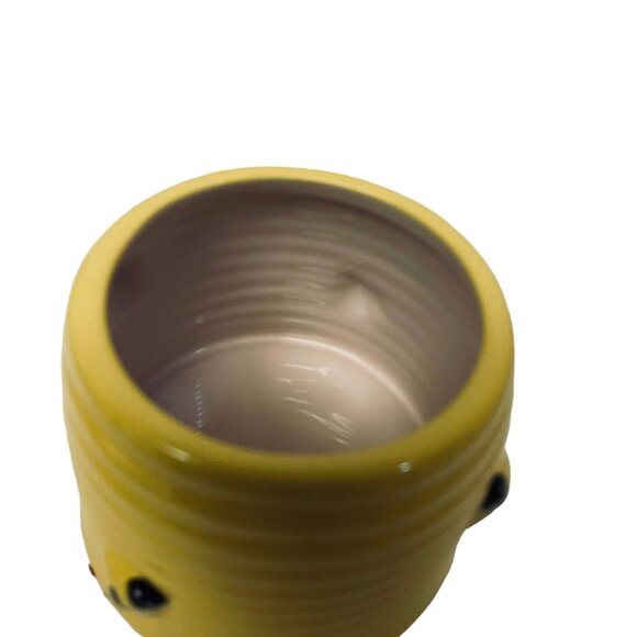 Rustic Wildlife Busy Honey Bumblebee Jar Bee Hive Beehive Ceramic Jar 5.5"x4" - Picture 6 of 9